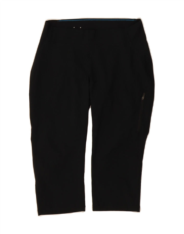 COLUMBIA Womens Omni-Shield Capri Leggings UK 12 Medium  Black Polyester Vintage Columbia and Second-Hand Columbia from Messina Hembry 