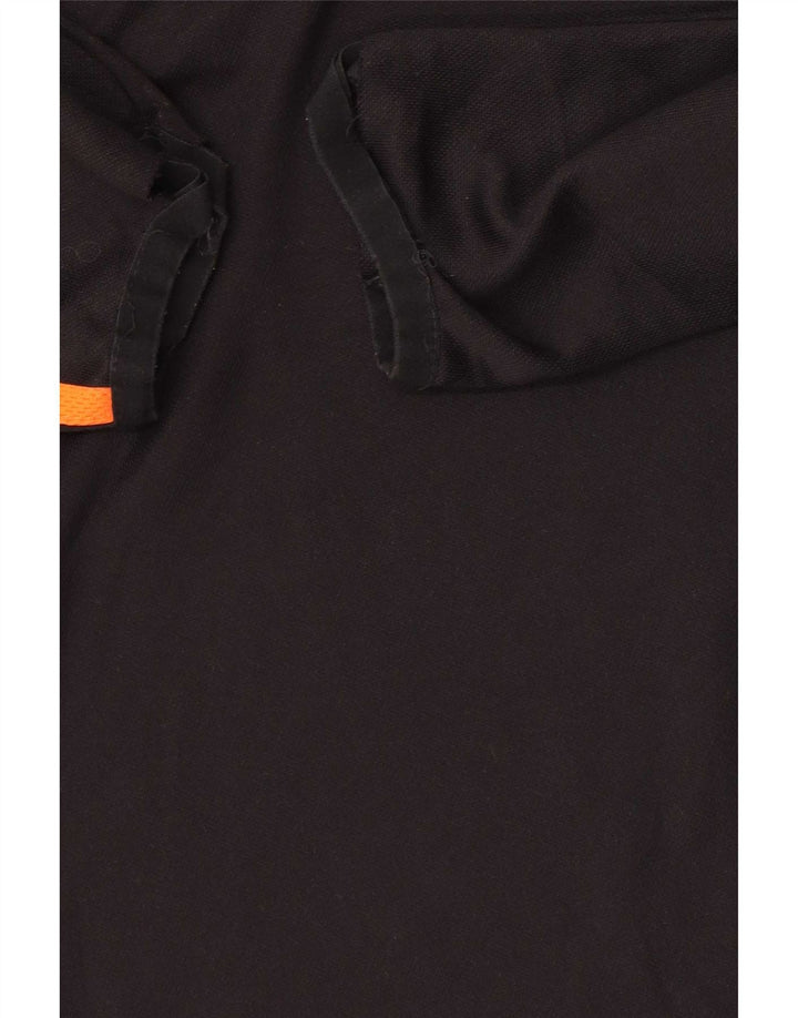 O'Neills Top da uomo con grafica pullover in tinta unita color nero medio