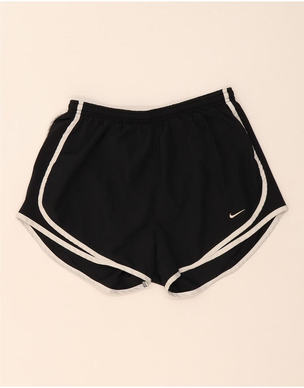 Nike Womens Dri Fit Sport Shorts UK 12 Medium  Black Polyester