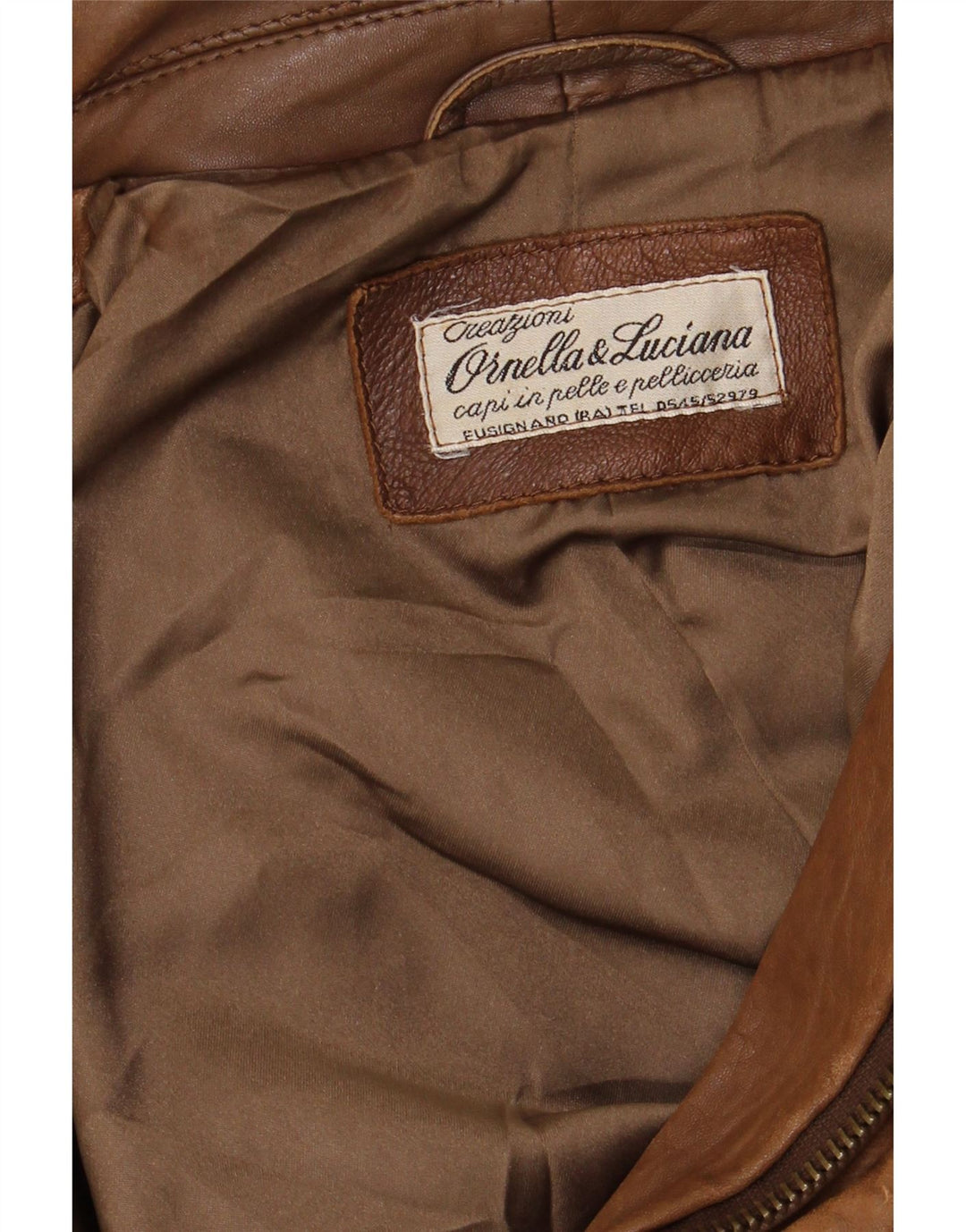 Giacca in pelle da uomo VINTAGE UK 42 XL Marrone