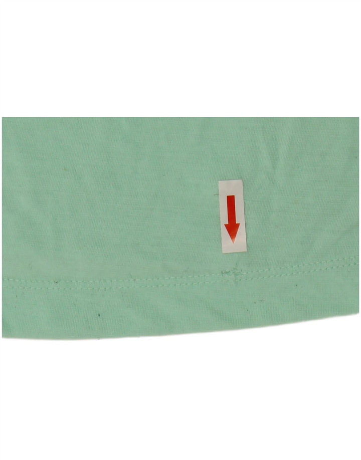T-shirt grafica da donna Nike Top UK 10 piccola verde poliestere