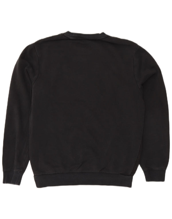 Felpa con grafica Nike da uomo, piccola, in cotone color block nero