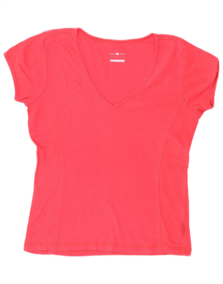 T-shirt CHAMPION da donna Heritage Fit UK 14 Large Rosa
