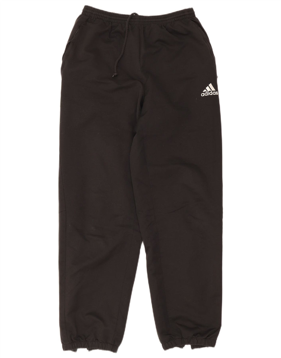 Pantaloni della tuta da ragazzo Adidas 15-16 anni in poliestere nero