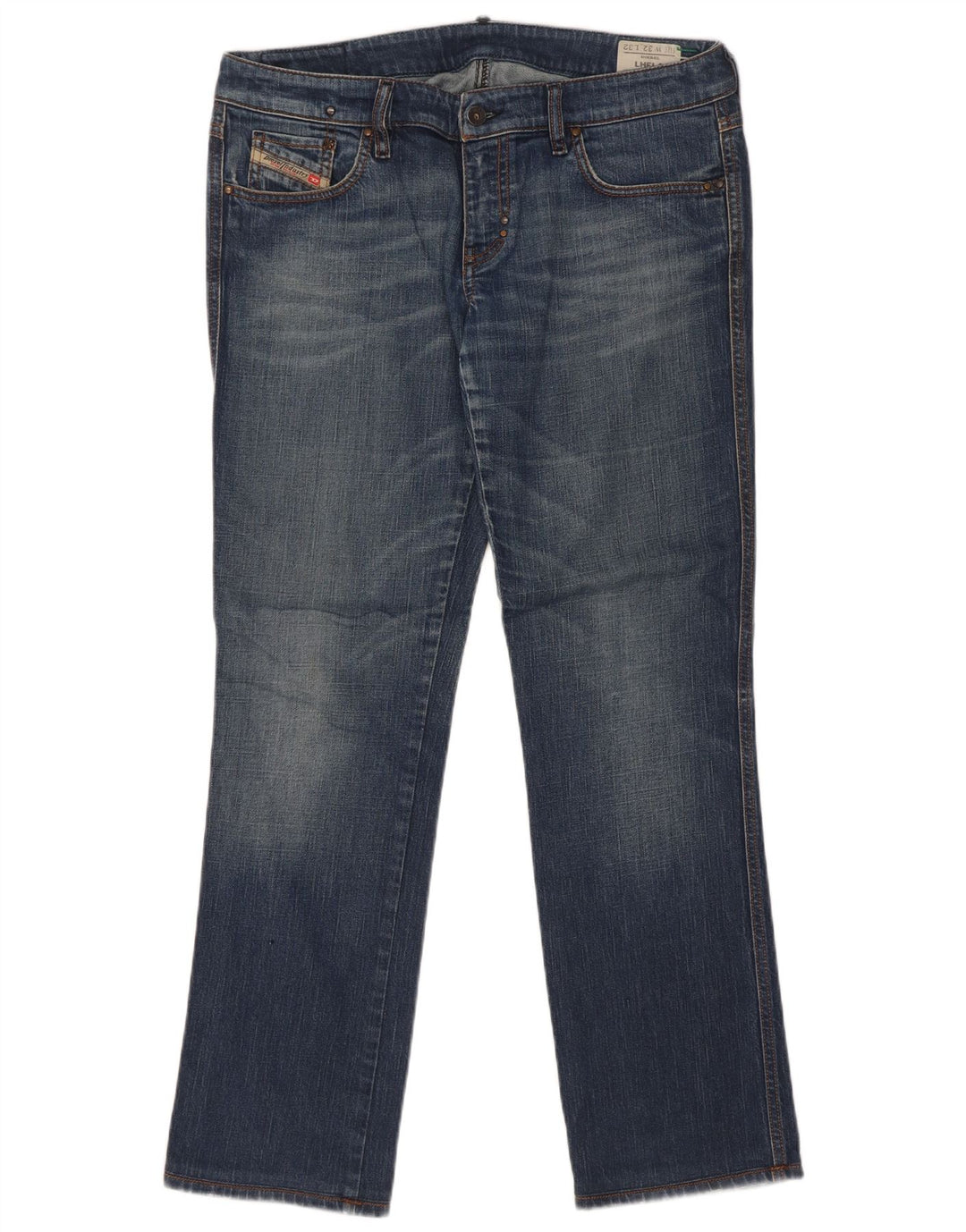 Jeans dritti Lhela da donna Diesel W32 L32 cotone blu