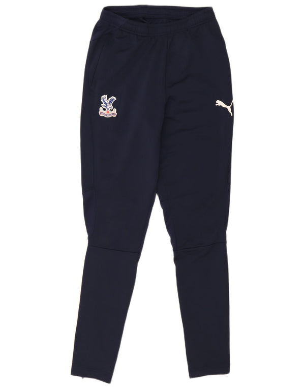 Puma Uomo Crystal Palace F.C. Pantaloni della tuta piccoli in poliestere blu navy