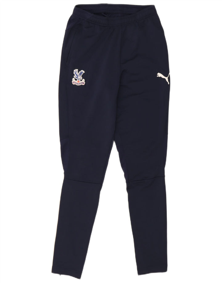 Puma Uomo Crystal Palace F.C. Pantaloni della tuta piccoli in poliestere blu navy