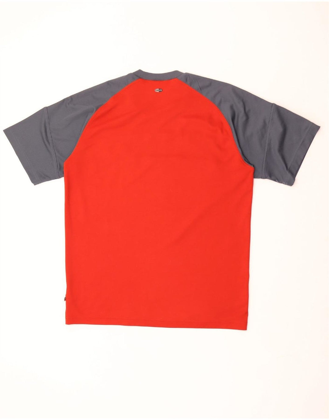 T-shirt da uomo ADIDAS Top UK 42/44 Large Rosso Colourblock Poliestere