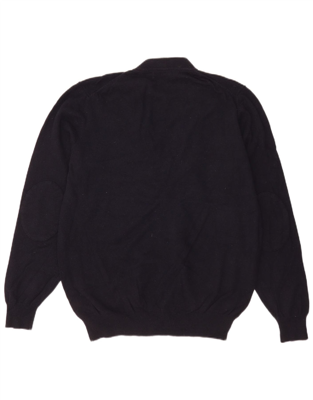 Maglione cardigan da uomo Massimo Dutti XL in lana blu navy