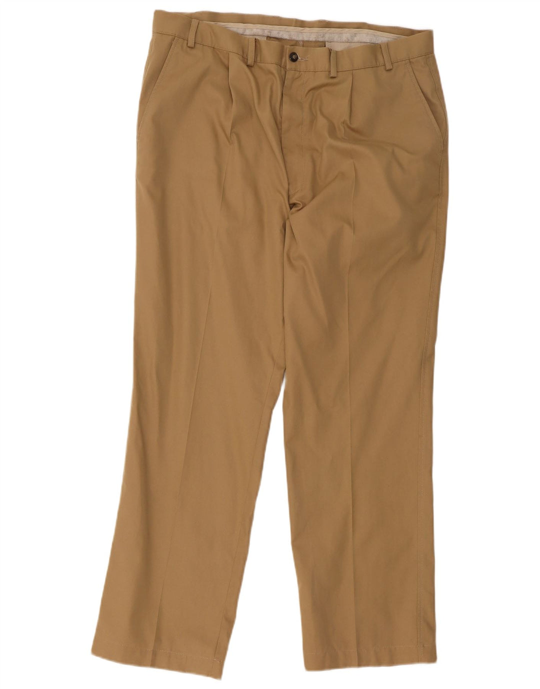 Pantaloni chino con pegging da uomo Marks & Spencer W38 L31 in cotone beige