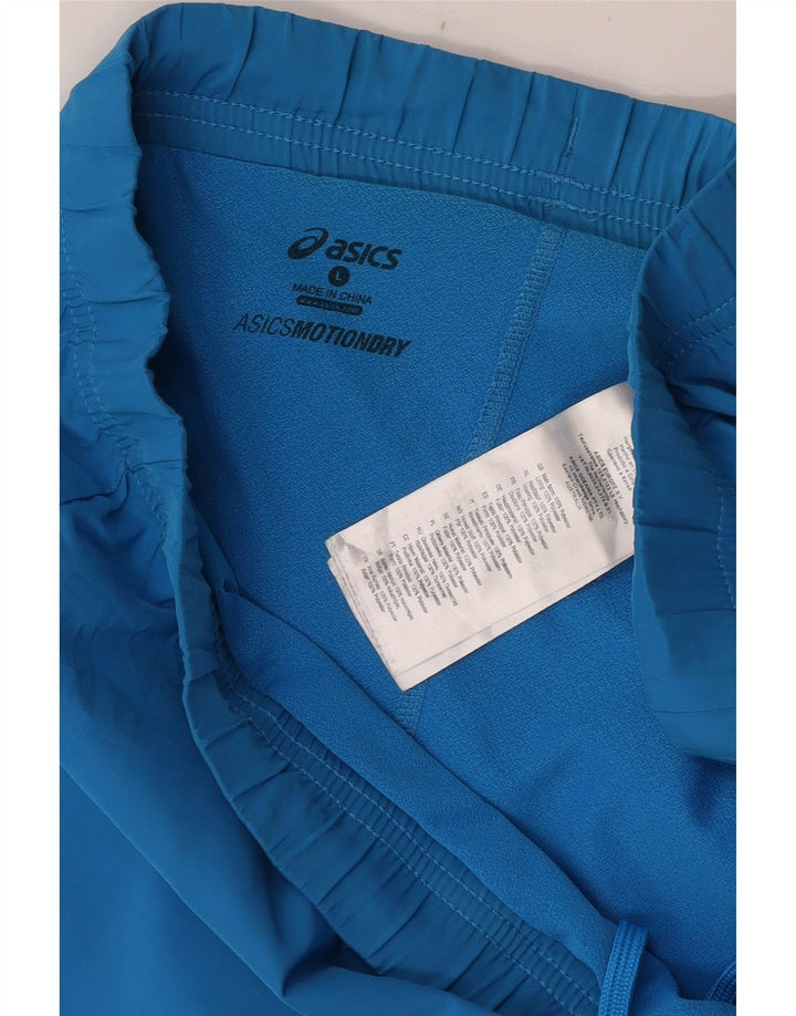Pantaloncini sportivi da uomo Asics grandi blu in poliestere