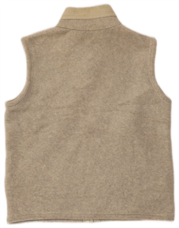 Giacca in pile da donna Marks & Spencer UK 12 Poliestere beige medio
