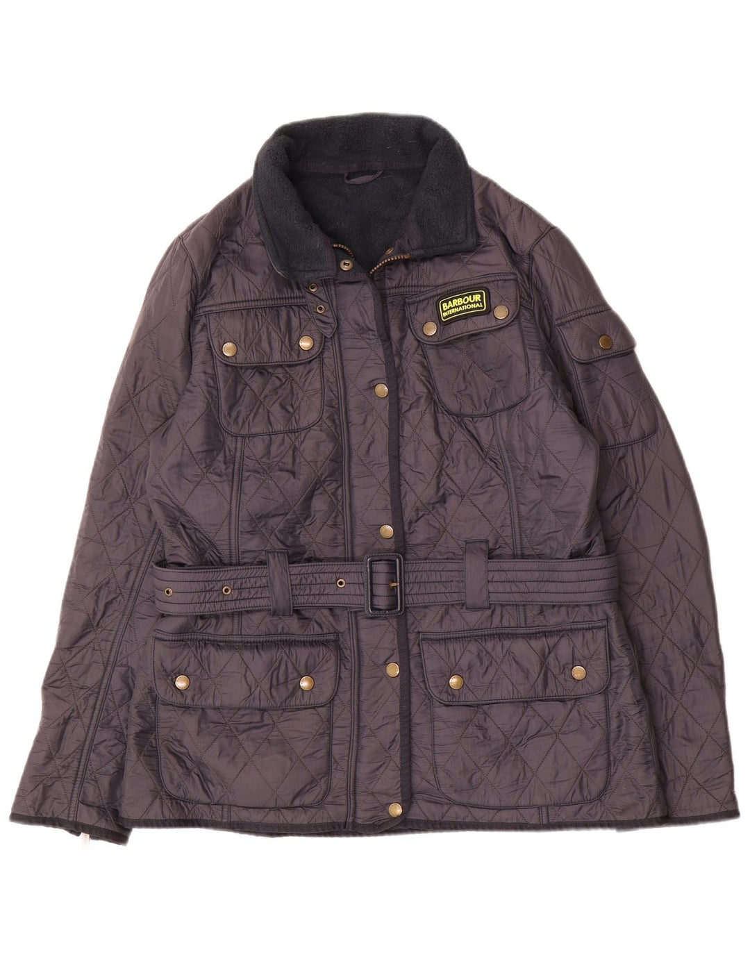 Giacca trapuntata da donna Barbour UK 14 grande blu navy