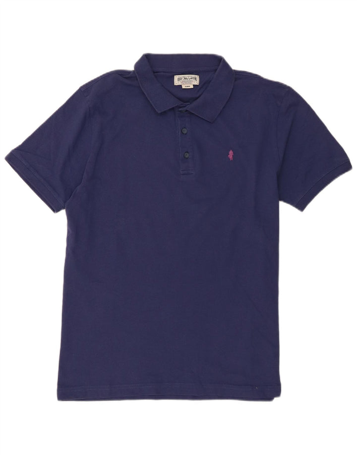 Polo da uomo Marlboro Classics XL Blu navy