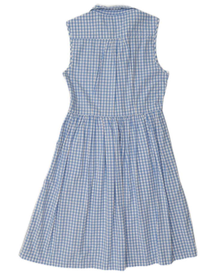 Abito a trapezio senza maniche da donna French Connection UK 10 Piccolo percalle blu