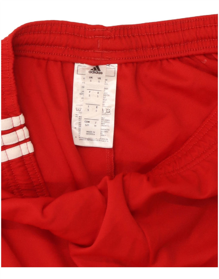 Pantaloncini sportivi Adidas Aeroready Relaxed Fit da uomo piccoli in poliestere rosso