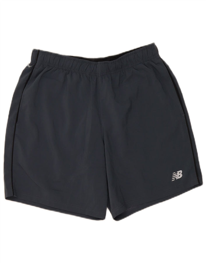 Pantaloncini sportivi da uomo New Balance medio blu navy