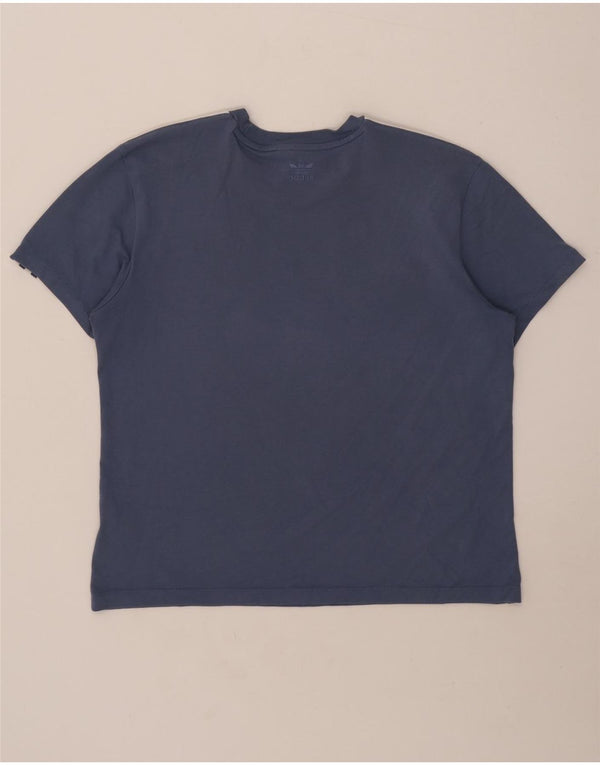 T-shirt da donna Adidas Top UK 12 cotone blu medio