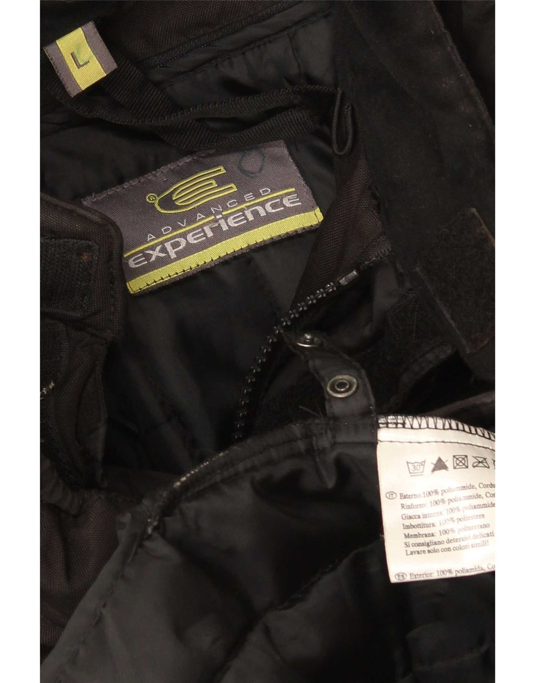 Giacca da corsa da uomo Advanced Experience UK 40 grande poliestere nero