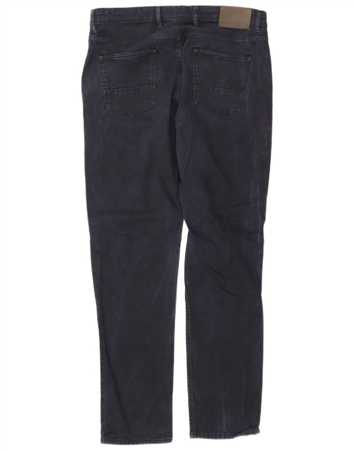 Jeans slim da uomo Massimo Dutti EU 44 Large W34 L30 Blu navy
