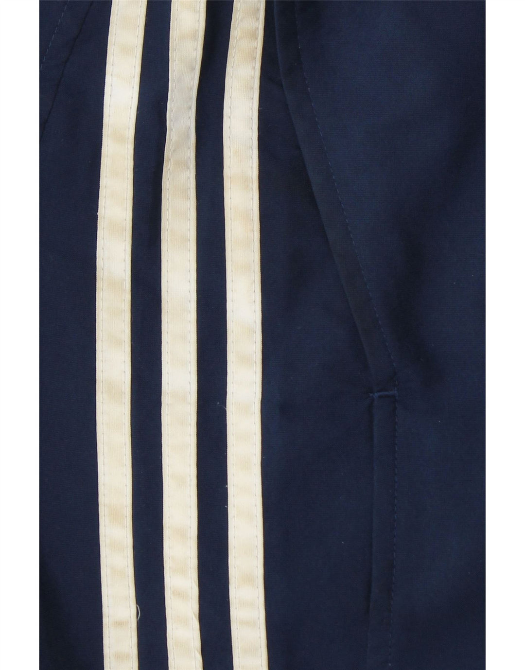 Pantaloncini sportivi da uomo ADIDAS grandi in poliestere blu navy