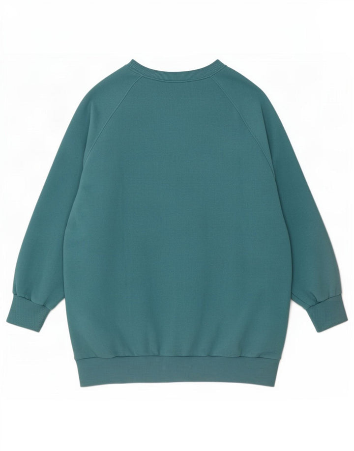 Felpa oversize da donna Zara UK 14 Blu medio