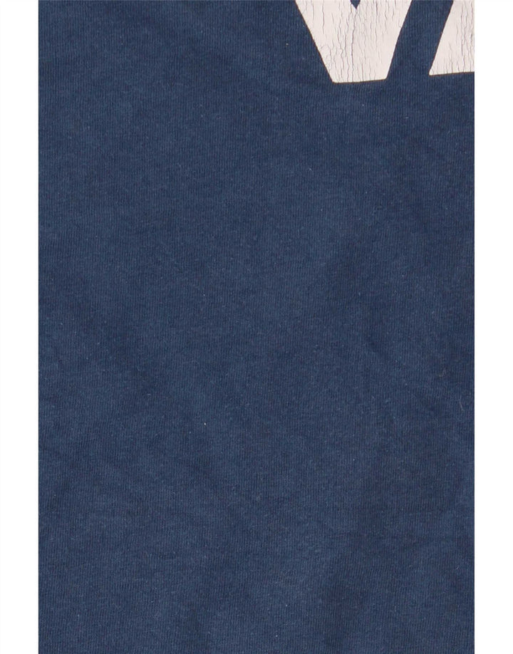 T-shirt grafica da uomo Vans Top XL in cotone blu
