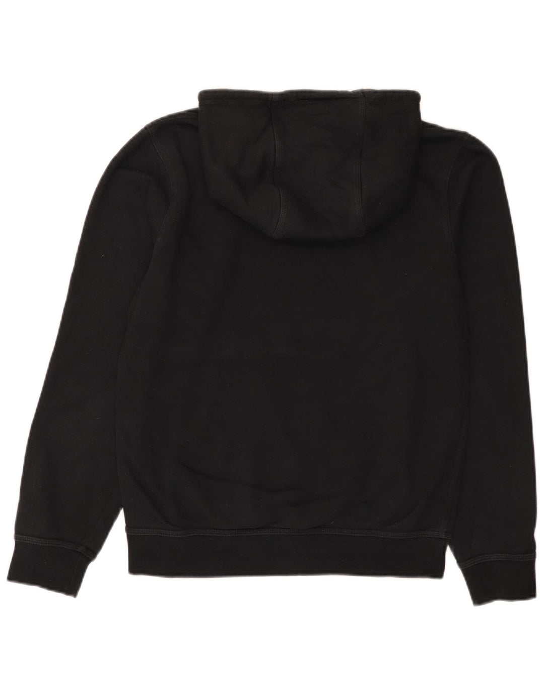 Felpa con cappuccio grafica Nike da uomo piccola in cotone nero