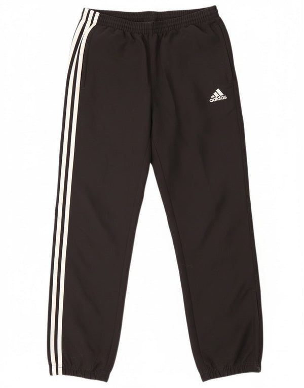 Adidas Girls Tracksuit Trousers Joggers 11-12 Years  Black Polyester