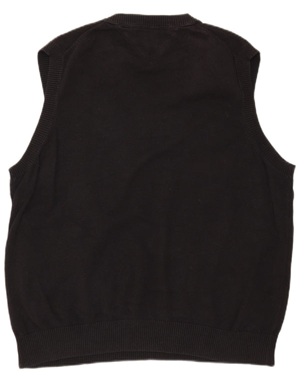 Canottiera da uomo Tommy Hilfiger Canotta XL in cotone nero