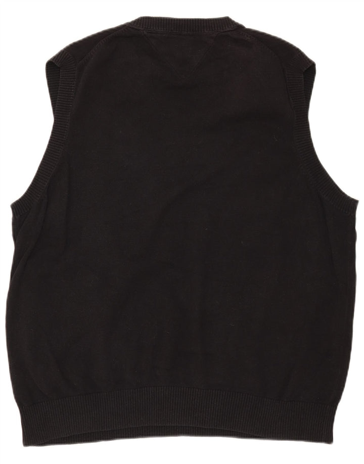 Canottiera da uomo Tommy Hilfiger Canotta XL in cotone nero