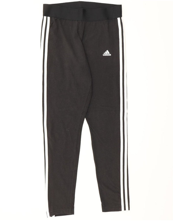 Leggings da donna ADIDAS UK 12/14 Cotone nero medio
