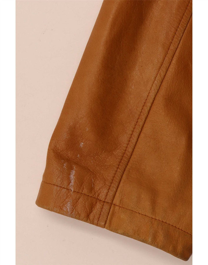 Giacca in pelle da uomo Steve Madden UK 42 XL Pelle beige