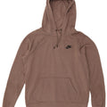 Felpa con cappuccio da donna Nike UK 14 cotone marrone medio