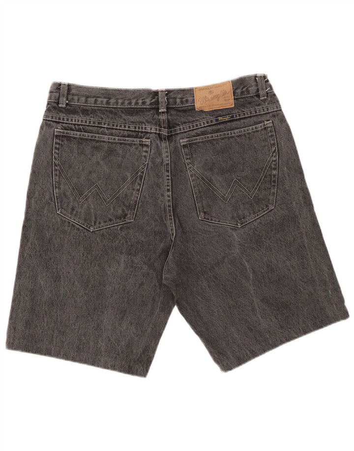 Pantaloncini di jeans da uomo WRANGLER W34 grandi grigi