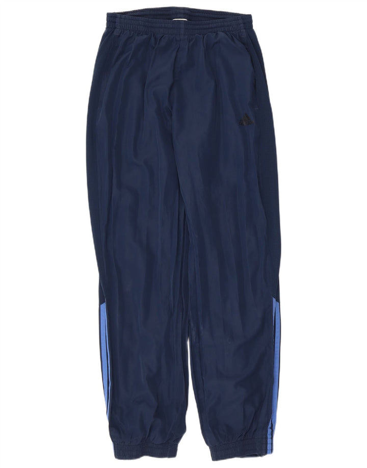 Pantaloni da tuta da uomo Adidas Joggers medi in poliestere blu navy