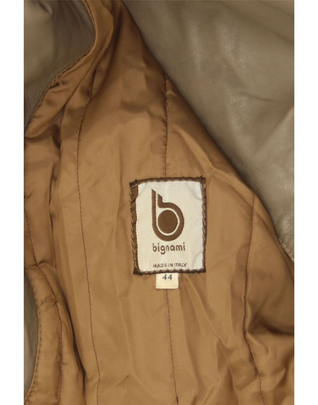 Giacca in Pelle Donna Bignami IT 44 Grigio Medio