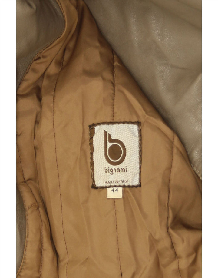 Giacca in Pelle Donna Bignami IT 44 Grigio Medio