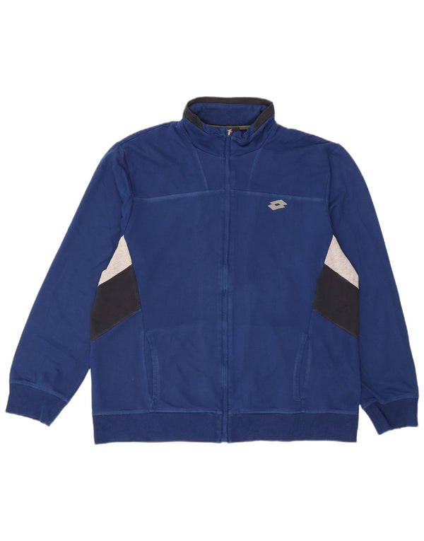 Giacca da tuta da uomo Lotto XL Blu Colourblock