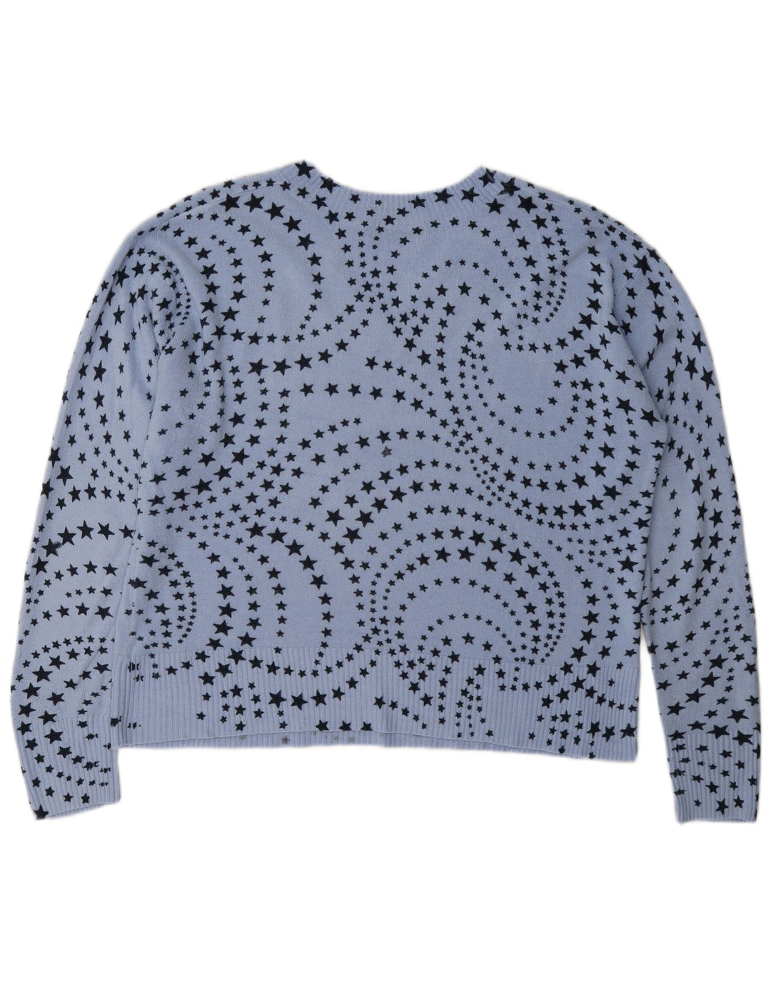 Maglione maglione con scollo a V da donna Marks & Spencer UK 16 grande blu