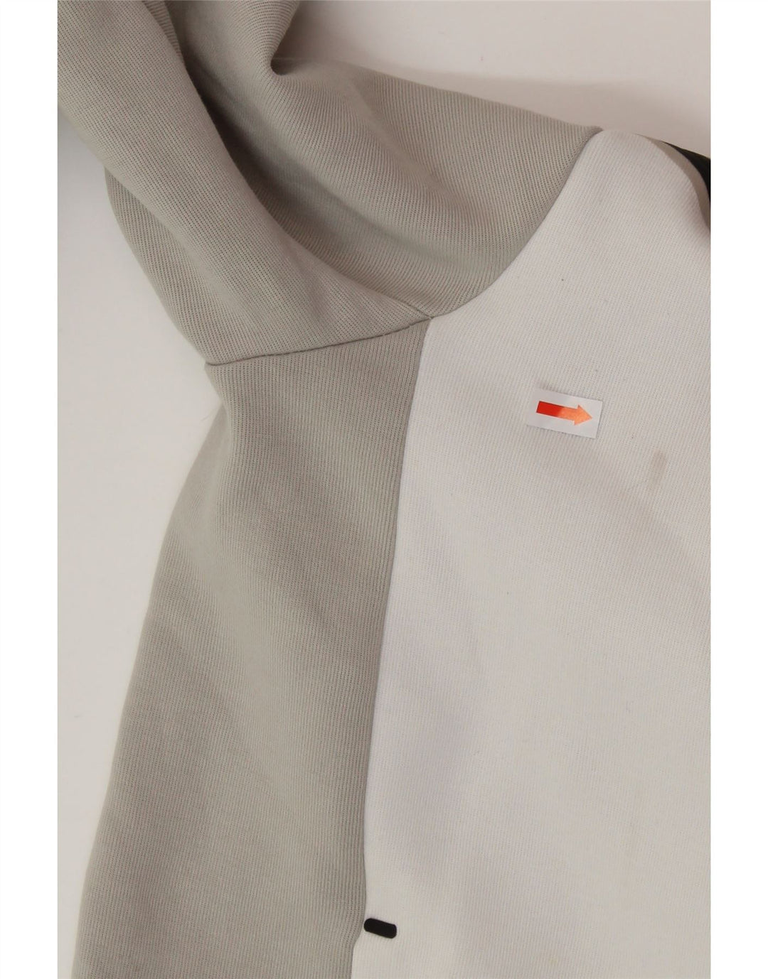 Felpa con cappuccio e zip NIKE per ragazzi 13-14 anni XL in cotone color block grigio