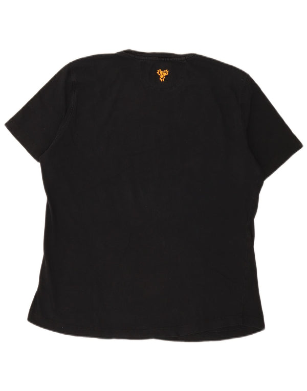 Maglietta da donna Jack Wolfskin Top UK 14 grande nera