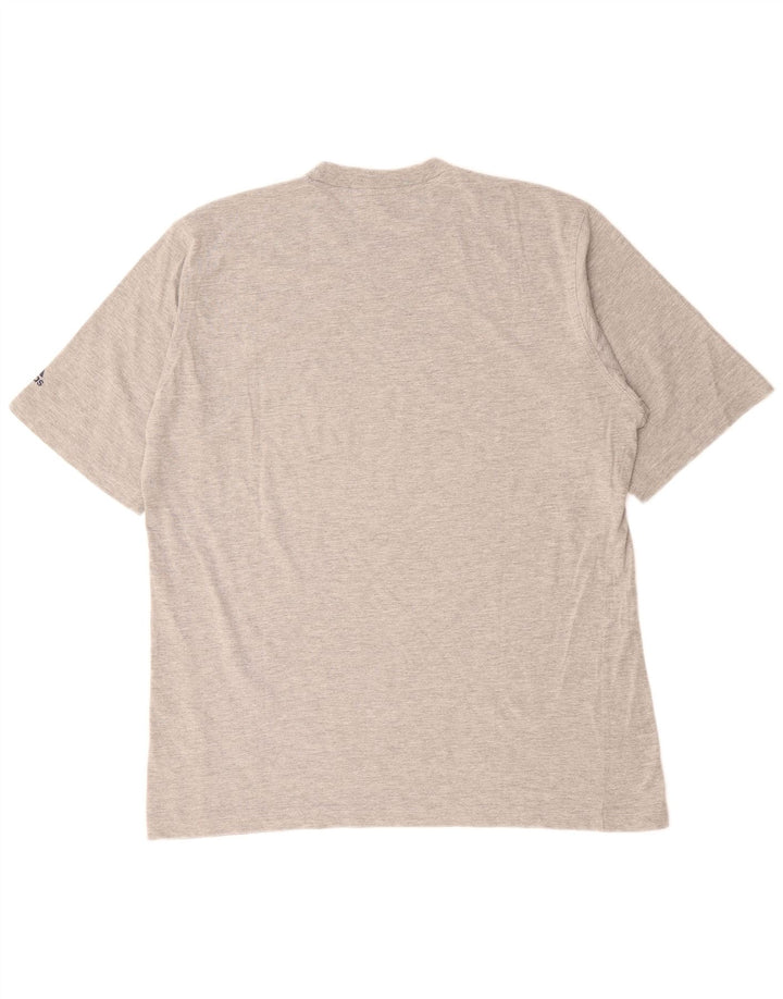 T-shirt da uomo ADIDAS Top UK 44/46 XL cotone grigio