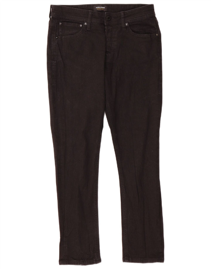 Jeans slim da uomo Jack & Jones W32 L30 cotone nero
