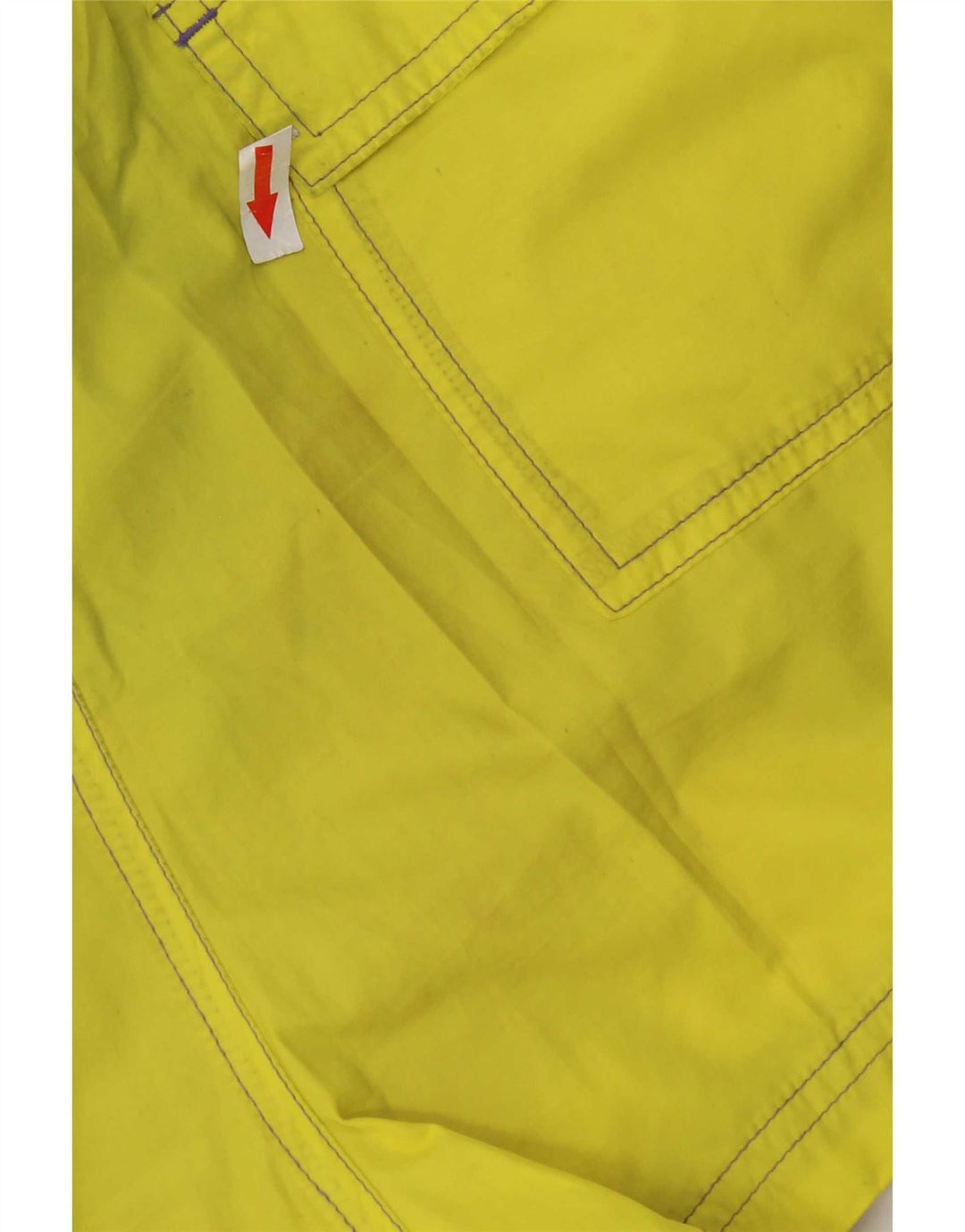 Pantaloncini da bagno grafici da uomo Calvin Klein grandi gialli in poliestere