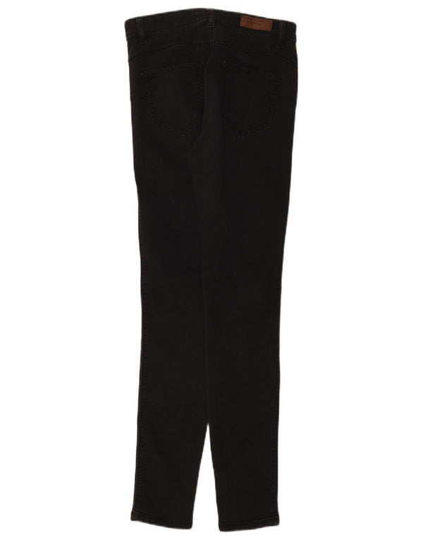 Jeans slim da donna Benetton W26 L29 cotone nero