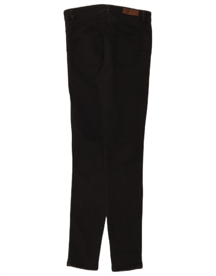Jeans slim da donna Benetton W26 L29 cotone nero