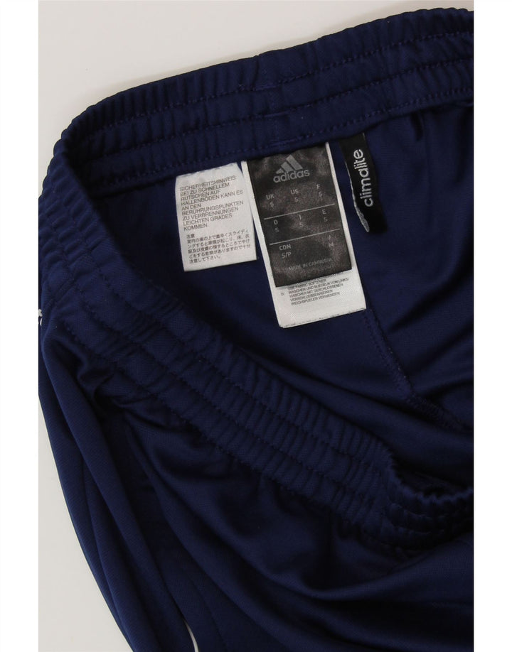 Pantaloni da tuta ADIDAS Climalite da uomo piccoli in poliestere blu navy