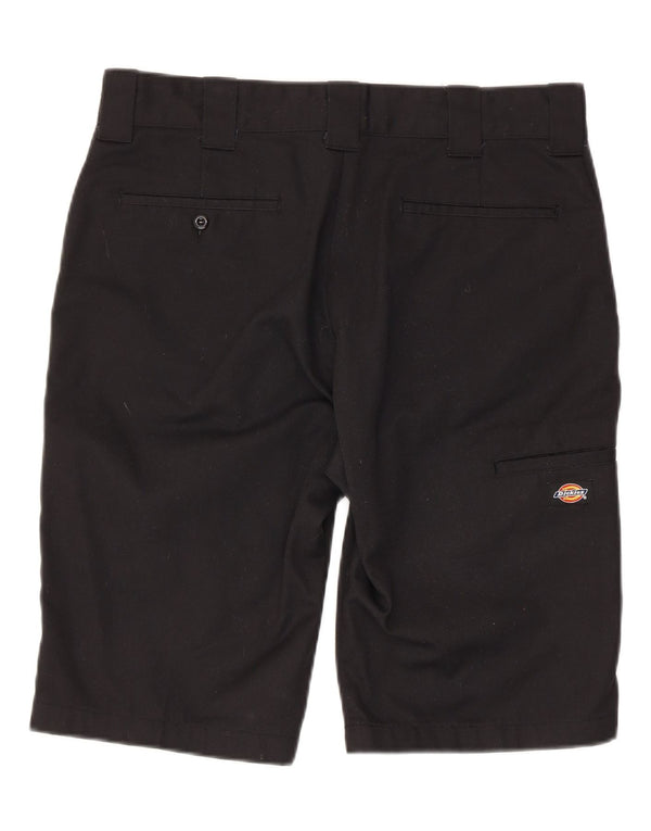 Pantaloncini chino slim fit da uomo Dickies W34 Large poliestere nero