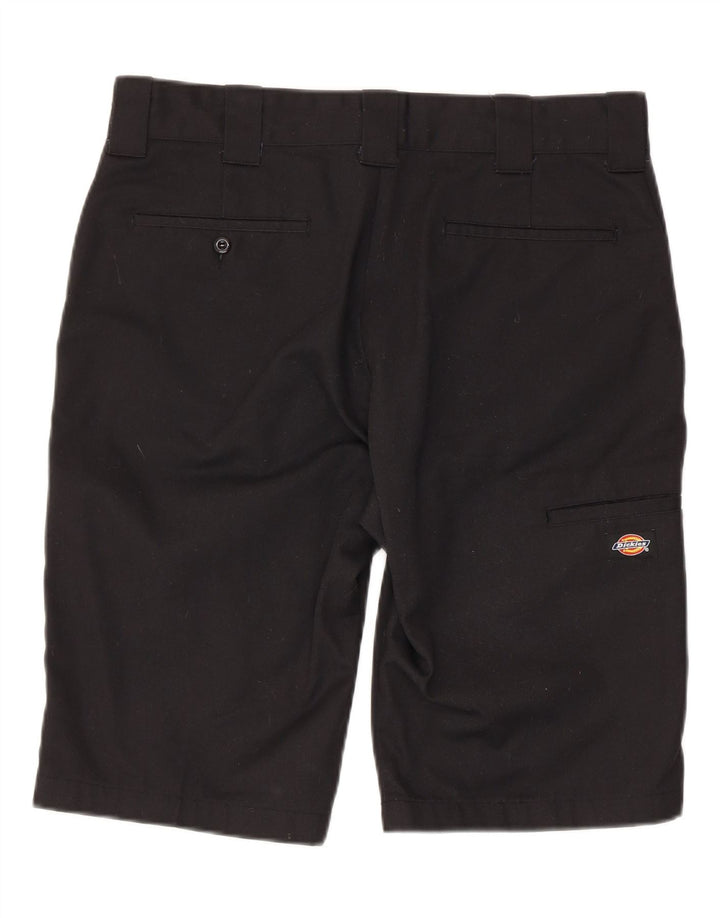 Pantaloncini chino slim fit da uomo Dickies W34 Large poliestere nero